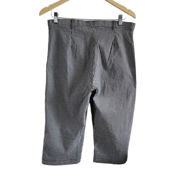 Le Grenier checked dress capris, size M - Picture 2 of 8